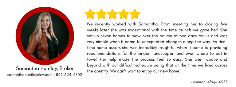 Samantha Huntley Review